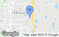 Map of Brentwood, AB