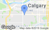 Map of Brentwood, AB