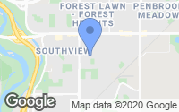 Map of Brentwood, AB