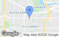 Map of Brentwood, AB