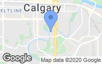 Map of Brentwood, AB